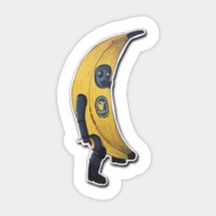 CT in a banana Sticker